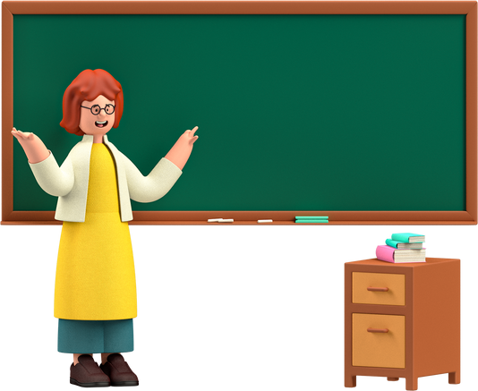 3D Business Elements Teacher Teaching